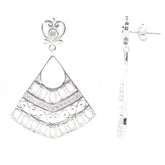 Sterling Silver Semi Mount Earrings Setting Oval OV 4X3mm - 30 PE 4x3 - Syzjewelry